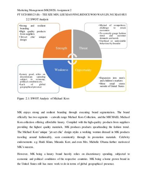 michael kors market segments|Michael Kors statistics.